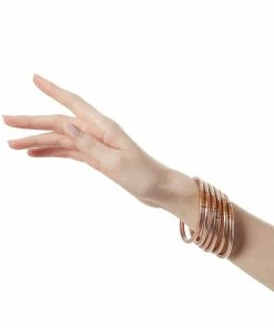 BANGLES CHAMPAGNE ALL WEATHER - SERENITY PRAYER BY BUDHAGIRL 7 BANGLES CHAMPAGNE ALL WEATHER - SERENITY PRAYER BY BUDHAGIRL