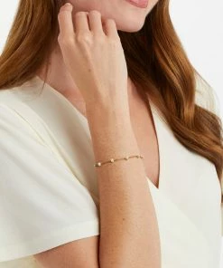 Julie Vos Charlotte Pearl Delicate Bracelet