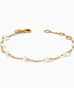 Julie Vos Charlotte Pearl Delicate Bracelet