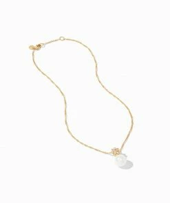 Julie Vos Charlotte Pearl Delicate Necklace Gifts By Recipient