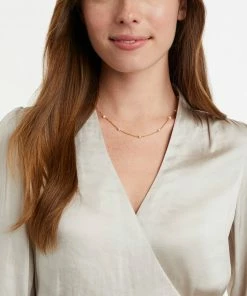 Julie Vos Charlotte Pearl Delicate Station Necklace Gifts By Recipient