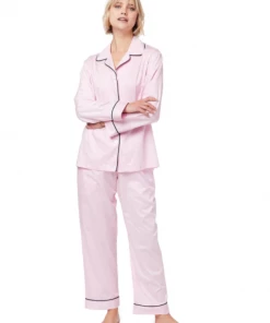 The Cat's Pajamas Gifts By Recipient Classic Pink Luxe Pima Pajama