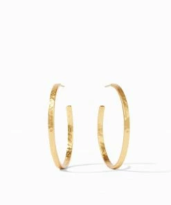 Julie Vos Crescent Hoop Earring