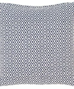 Annie Selke Company CRYSTAL NAVY/WHITE INDOOR/OUTDOOR PILLOW Host/Hostess