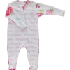 Jennifer Anne Style Little Sister Peony Zip Footie
