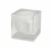 Kassatex Host/Hostess White & Acrylic Cotton Jar