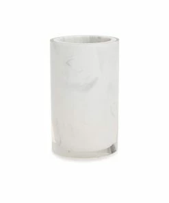 Kassatex White & Acrylic Tumbler Bathroom Accessories