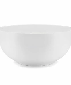 Q Home Gifts By Occasion White Round Melamine Serving Bowl