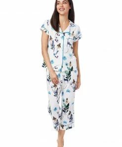 The Cat's Pajamas Deerly Pima Knit Capri Pajama Gifts By Recipient