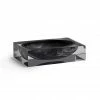 Kassatex Host/Hostess Black & Acrylic Soap Dish
