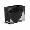 Kassatex Black & Acrylic Toothbrush Holder Bathroom Accessories