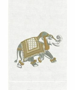 ANALI INC Gifts By Occasion GUEST TOWEL EASTERN ELEPHANT