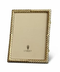 Gifts By Occasion Gold Twist Frame By L'Objet (Available In 3 Sizes)