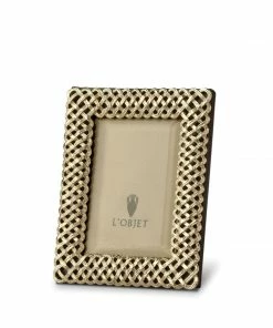 Gifts By Occasion Braid Frame By L'Objet (Available In 4 Sizes And 2 Colors)