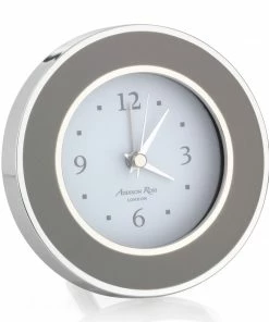 Addison Ross Alarm Clock Chiffon And Silver (Round) Gifts By Occasion