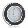 Addison Ross Gifts By Occasion Alarm Clock Black Marble And Silver (Round)