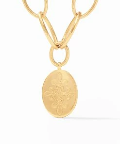 Julie Vos Fleur-de-Lis Statement Necklace