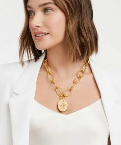 Julie Vos Fleur-de-Lis Statement Necklace