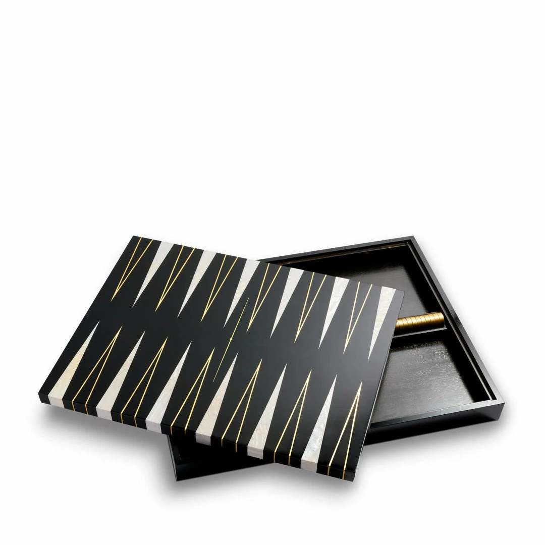 ART DECO BACKGAMMON SET By L'Objet Gifts By Occasion 3 ART DECO BACKGAMMON SET By L'Objet Gifts By Occasion