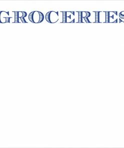 Black Inc CA Gifts By Occasion NOTEPAD LUXE EXPRESSIONS GROCERIES