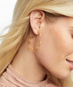 Julie Vos Gardenia Textured Hoop Gifts By Recipient