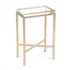 John Richard SIDE TABLE GLASS BLOCK