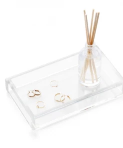 JR William Gifts By Occasion Tray Guest Towel Clear Acrylic