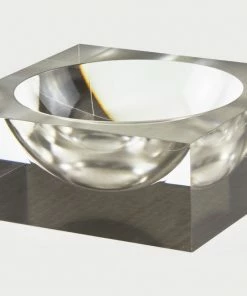 Tizo Design Acrylic Clear And Silver Bowl Gifts By Occasion