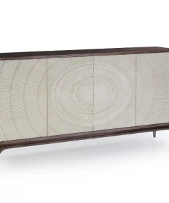 John Richard Side Tables CREDENZA 4 DOOR TAUPE