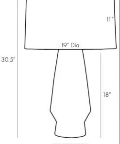 Arteriors TABLE LAMP HOWLAN 9 Arteriors TABLE LAMP HOWLAN