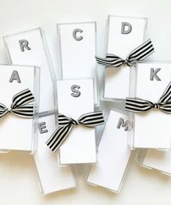 Black Inc CA NOTE CARDS BUCK INITIAL