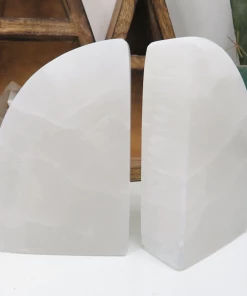 Rock Paradise BOOKENDS SELENITE
