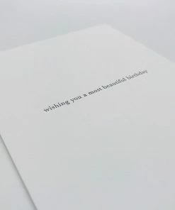 Away Laughing Paperworks Greeting Card "Wishing You A Most Beautiful Birthday" Gifts By Occasion