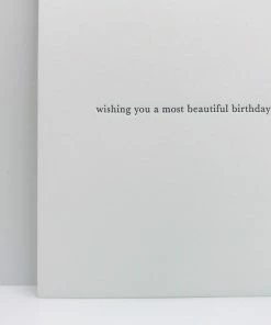 Away Laughing Paperworks Greeting Card "Wishing You A Most Beautiful Birthday" Gifts By Occasion