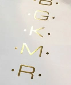 Black Inc CA NOTEPAD LUXE INITIAL GOLD FOIL Gifts By Occasion