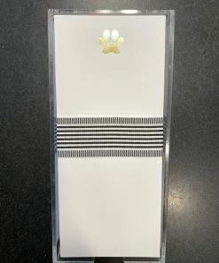 Black Inc CA BUCK NOTEPAD GOLD FOIL PAW Gifts By Occasion