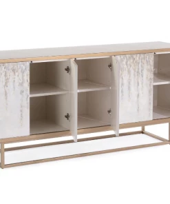 John Richard Side Tables SIDEBOARD FIVE DOORS PEARLESCENT