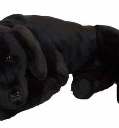 Ditz Plush Toy Black Labrador