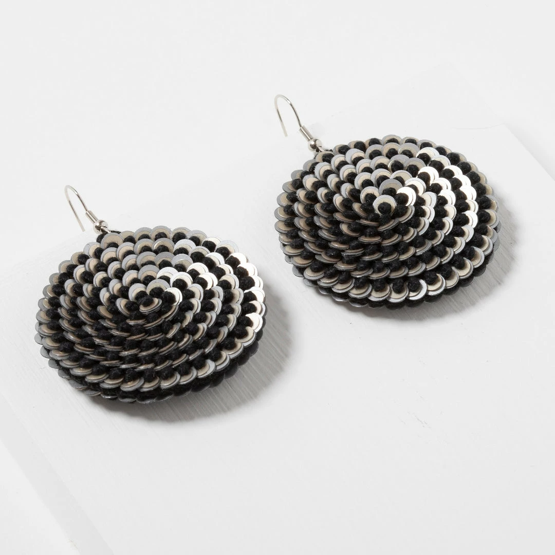 Lori Weitzner Kali Earrings In Charcoal Gifts By Recipient 1 Lori Weitzner Kali Earrings In Charcoal Gifts By Recipient