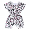 Jennifer Anne Style Leopard Sleeved Organic Romper Gifts By Occasion