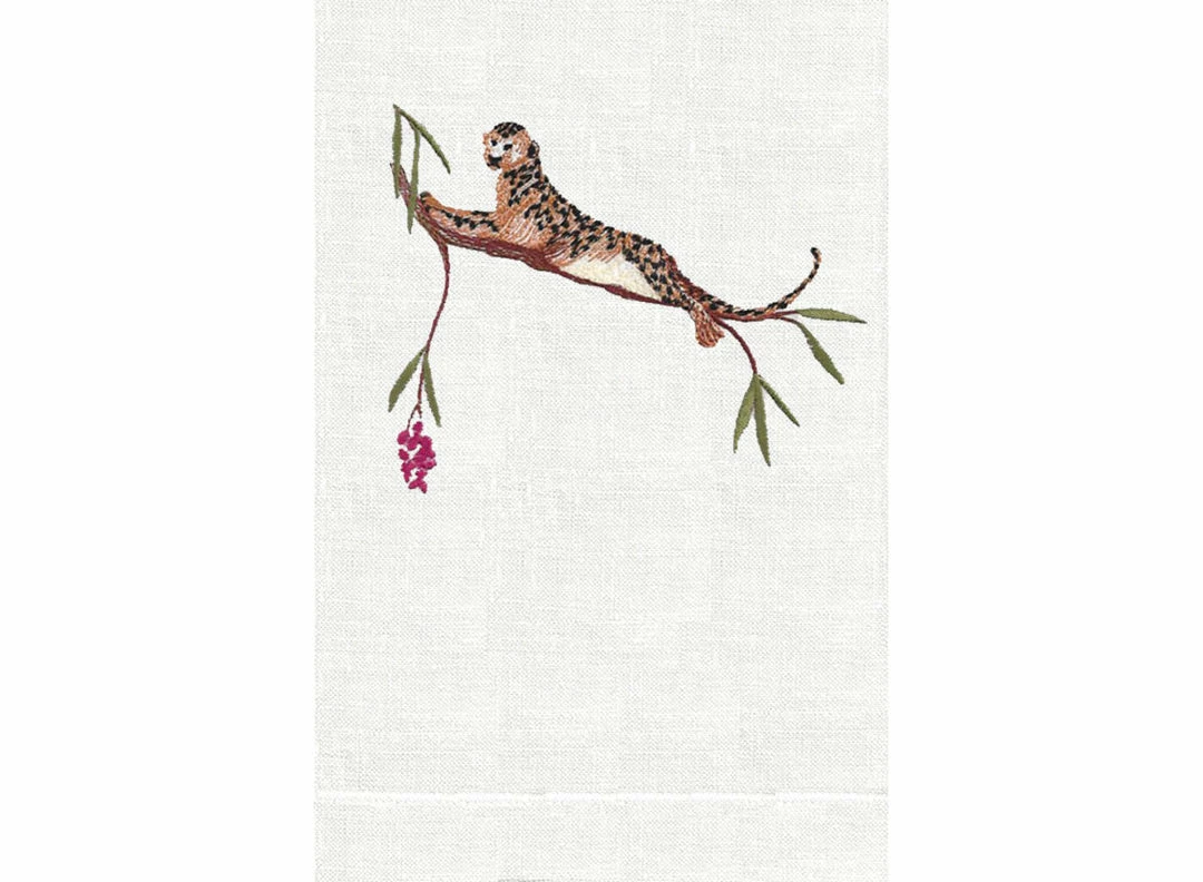 ANALI INC GUEST TOWEL JUNGLE LEOPARD 1 ANALI INC GUEST TOWEL JUNGLE LEOPARD