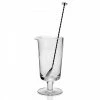 William Yeoward Crystal WILLIAM YEOWARD COCKTAIL MIXER AND STIRRER FOOTED LILLIAN