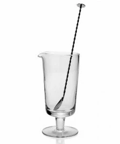 William Yeoward Crystal WILLIAM YEOWARD COCKTAIL MIXER AND STIRRER FOOTED LILLIAN