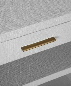 Interlude BEDSIDE CHEST LIGHT GREY