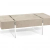 John Richard Side Tables COCKTAIL TABLE TIZA GESSO