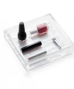 JR William Napkin Tray Acrylic Luncheon With Pearl Bottom Gifts By Occasion