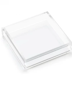 JR William Napkin Tray Acrylic Luncheon With White Bottom Gifts By Occasion
