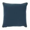 GABBY HOME LUX LEATHER CHAMBRAY PILLOW