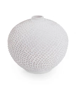 John Richard VASE HANDCRAVED WHITE Gifts By Occasion