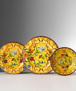 Host/Hostess Pancale Yellow Melamine (Available In 3 Sizes) By Mario Luca Giusti